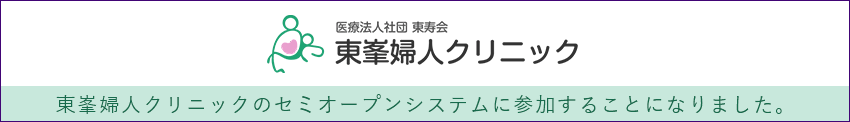 東峯婦人クリニックのセミオープンシステムに参加することになりました。東峯婦人クリニックWEBサイトへ